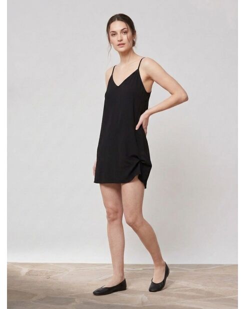 Top col V noir
