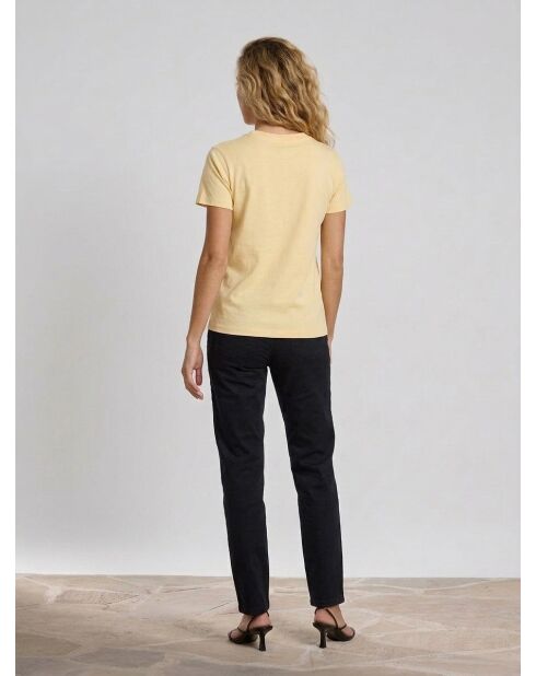 T-Shirt Love jaune clair