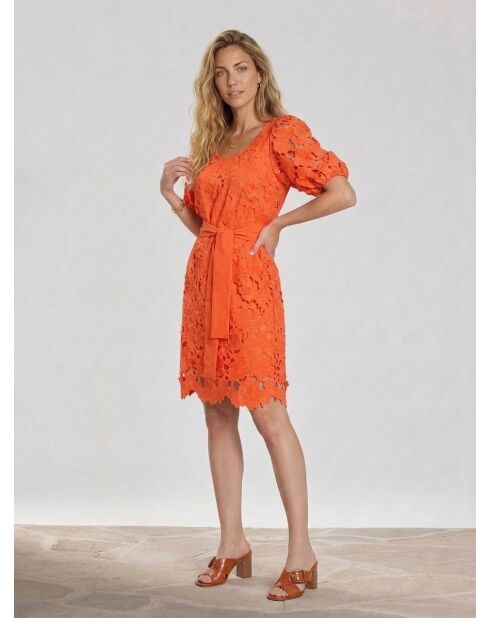 Orange Promise Kleid