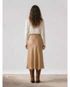 Rok in camel kleur Gandia