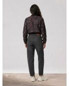 Dunkelgraue Ample Balloon Jeans