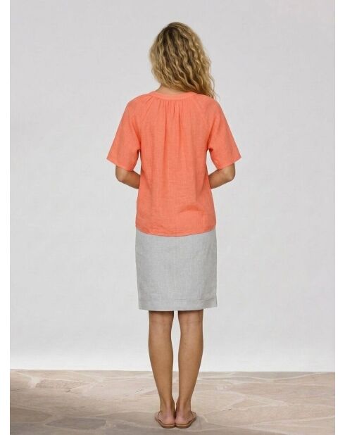 Strawberry Emelia Mullbluse aus Baumwolle