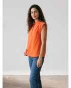MC orange Baumwollbluse