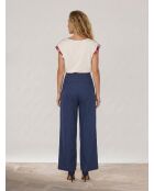 T-Shirt Echo imprimé rose/nude