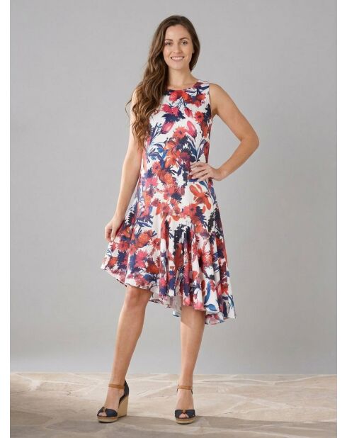 Robe Aberdeen asymétrique blanche