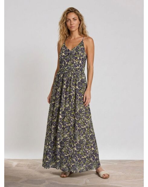 Alma grün/blaues Kleid