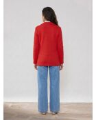 Veste blazer en Laine mélangée Voilier rouge