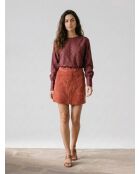 Blouse en Lin mélangé Flaubert terracotta