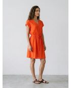 Oranje jurk van Dounia