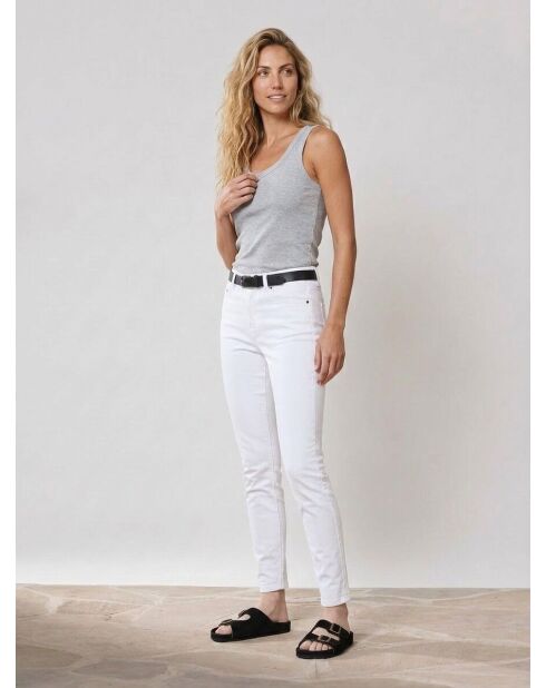 Jeans bianchi in cotone biologico Lslim