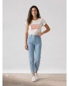 Weißes T-Shirt aus Bio-Baumwolle von Sisters