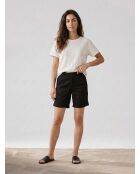 Schwarze Qeep-Shorts