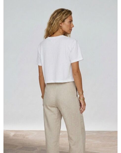 T-Shirt Billabong x Wrangler Made It blanc
