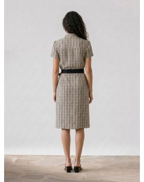 Vestido Dicka Smoke 100% lino