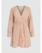 Robe courte Chloé beige