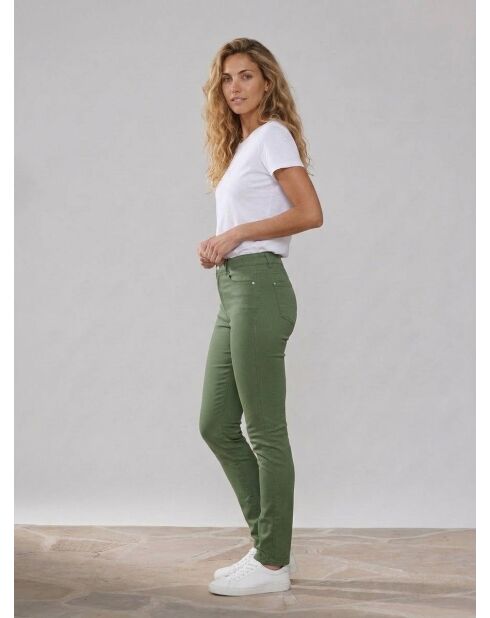 Craig B schmal geschnittene Hose in Khaki