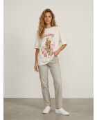 T-Shirt Easy Tiger écru/multicolore