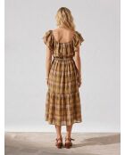 Olivgrünes Kleid Odilon