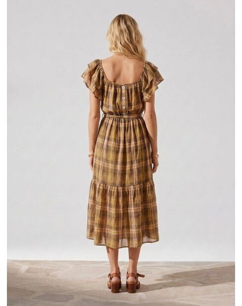 Olivgrünes Kleid Odilon