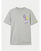 Smiley Grey Heather T-Shirt aus Bio-Baumwolle