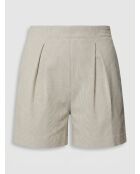 Lenon-Shorts in Weiß/Marineblau