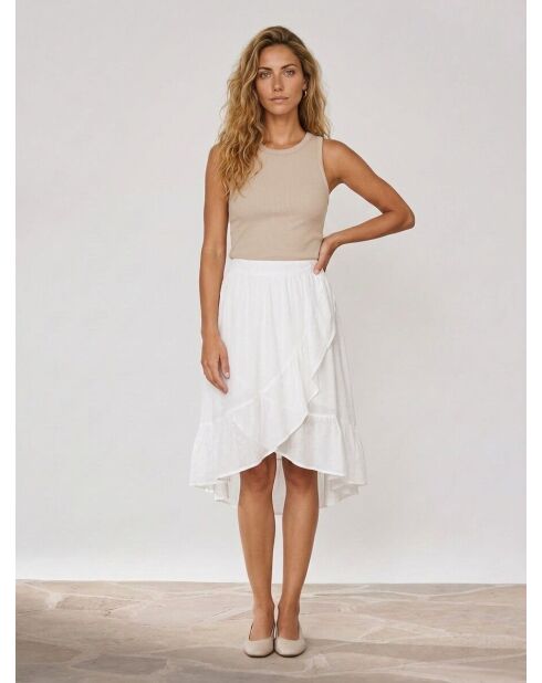 Gonna Sirocco ecru/bianco sporco