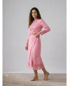 Rosafarbene Bluse Tevy