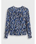 Blouse Loika bleu roi
