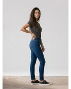 720 Hirise Super Skinny blaue Jeans