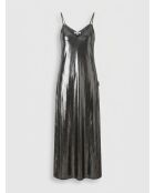 Silbernes Kleid Qarelli