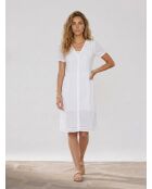 Weißes Cara-Kleid