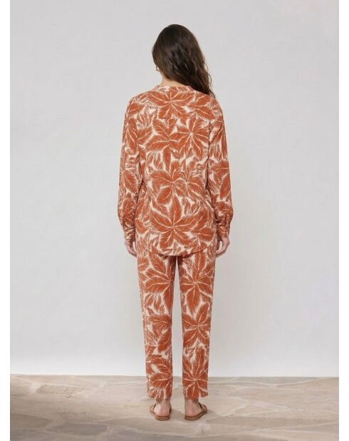 Camisa Cristal naranja oscuro