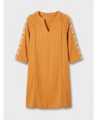 Rio ockerfarbenes Kleid