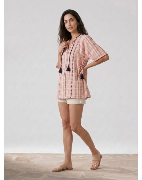 Blusa roja estampada Luigi