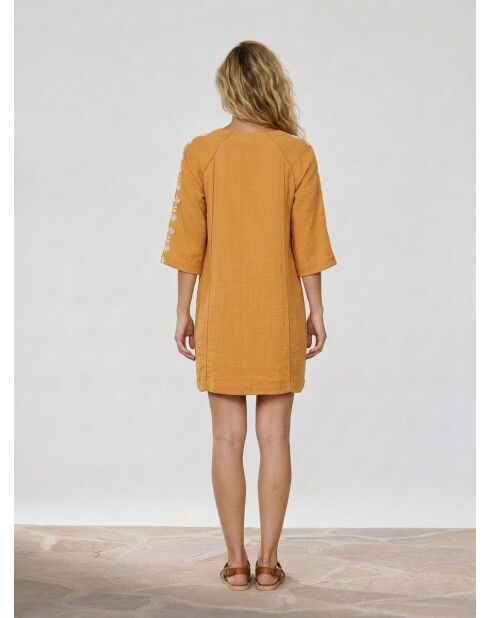Rio ockerfarbenes Kleid