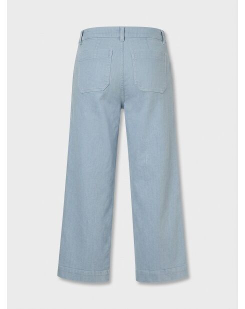 Lichtblauwe jeans met wijde pijpen Amy