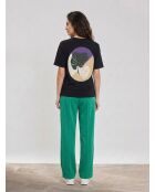 T-Shirt 100% Coton Bio imprimé nature noir