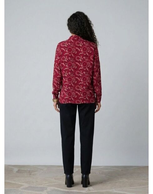 Blusa rossa Lamia