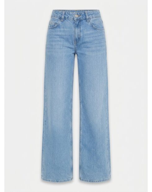 Hellblaue Flare-Jeans