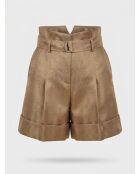 Pantalones cortos Elise beige