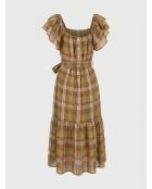 Olivgrünes Kleid Odilon