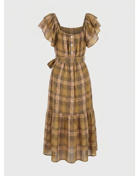 Olivgrünes Kleid Odilon