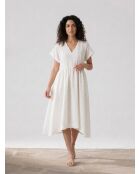 Marcel Dress Cloud Dancer weißes langes Kleid