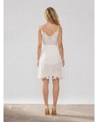 Vestido blanco bordado