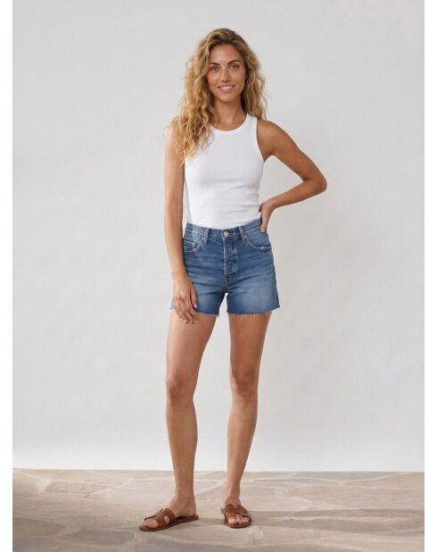 Short en jean Babe bleu