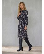 Chemise Acacia tachetée noire