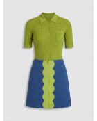 Jupe Jada bleu/vert
