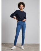 721 High Rise Skinny Bogota blaue Jeans