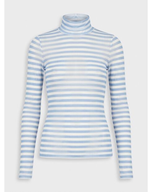Camiseta Poppy azul/crudo