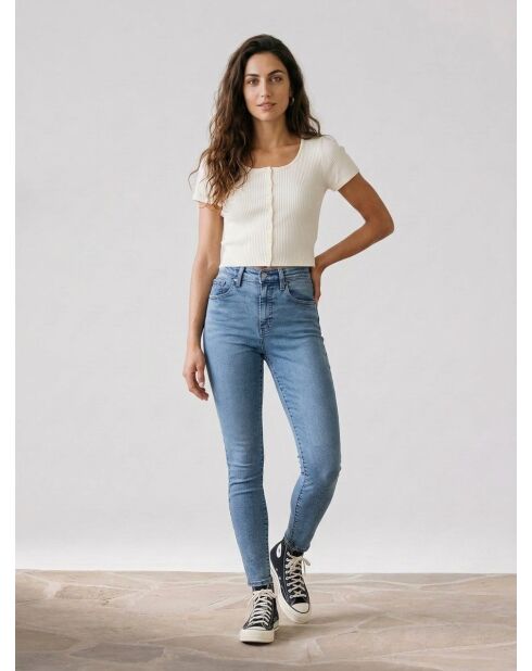 721 High Rise blaue Skinny-Jeans